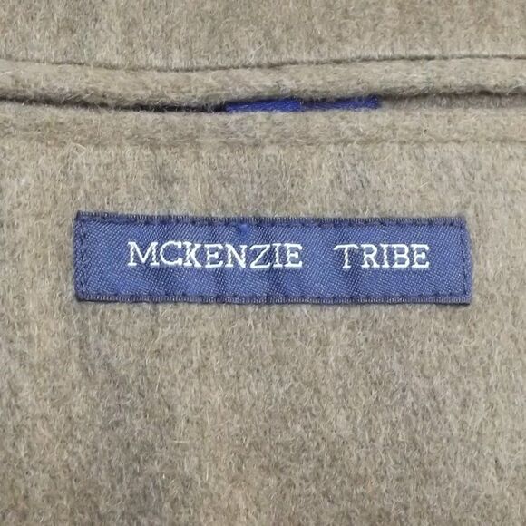 MCKENZIE TRIBE Sport Coat, 46R, Olive Green, Wool/Cashmere, Leather trim - Picture 10 of 12